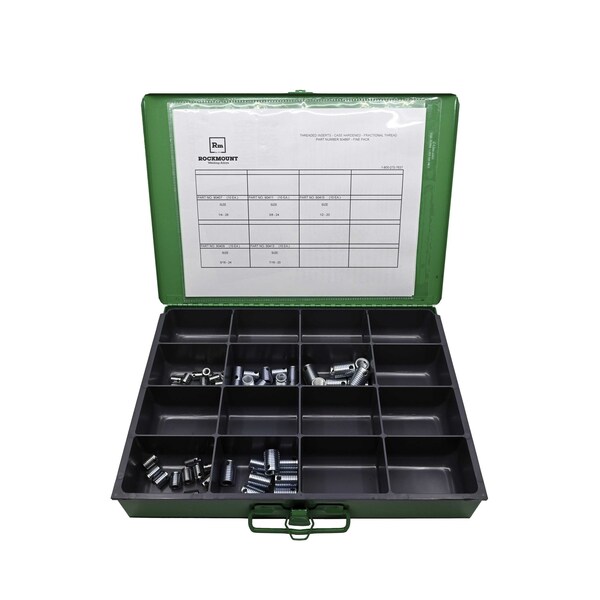 Thread Repair Kit, Zinc Plated Steel, 50 Inserts